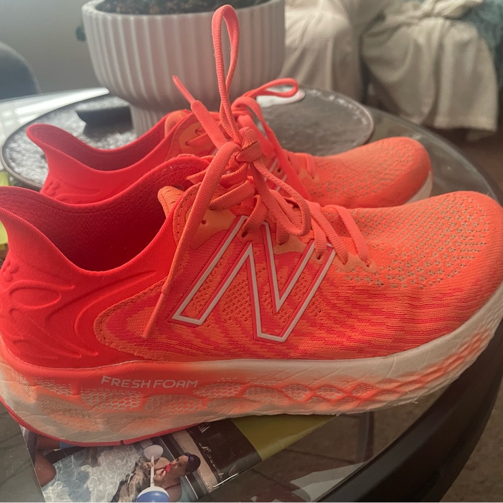 New Balance Orange Athletic Shoes